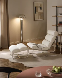 Poltrona lounge in bouclé Pavlos