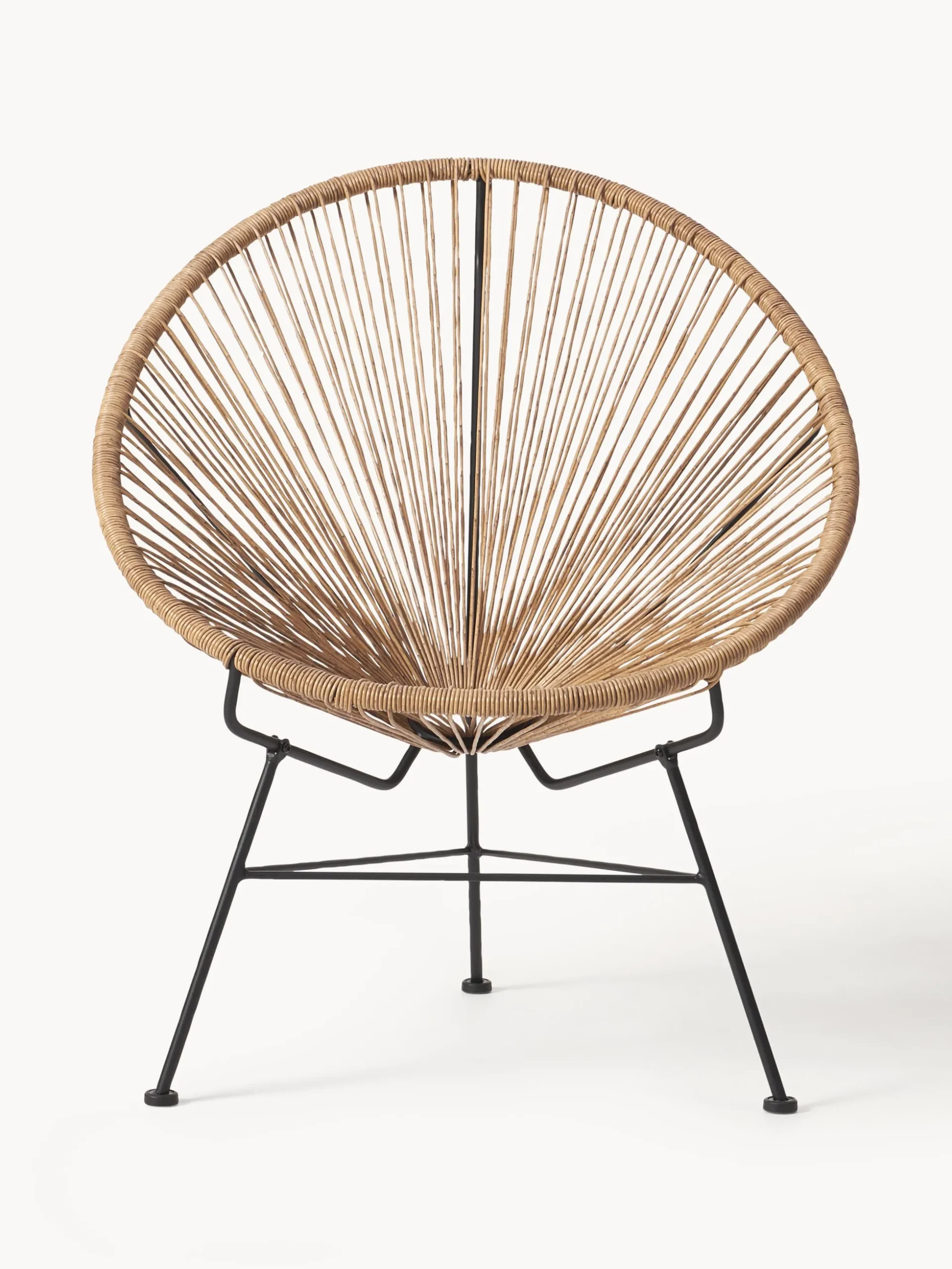 Poltrona lounge in plastica intrecciata Bahia