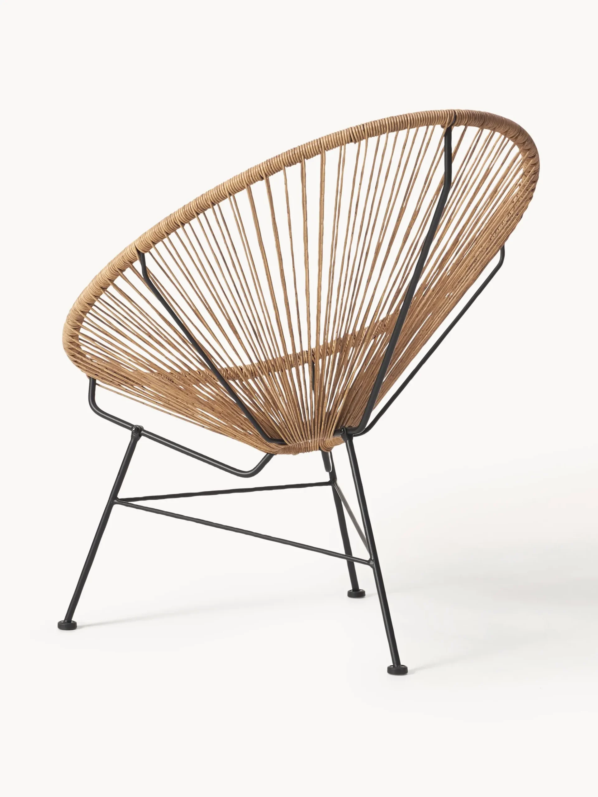Poltrona lounge in plastica intrecciata Bahia