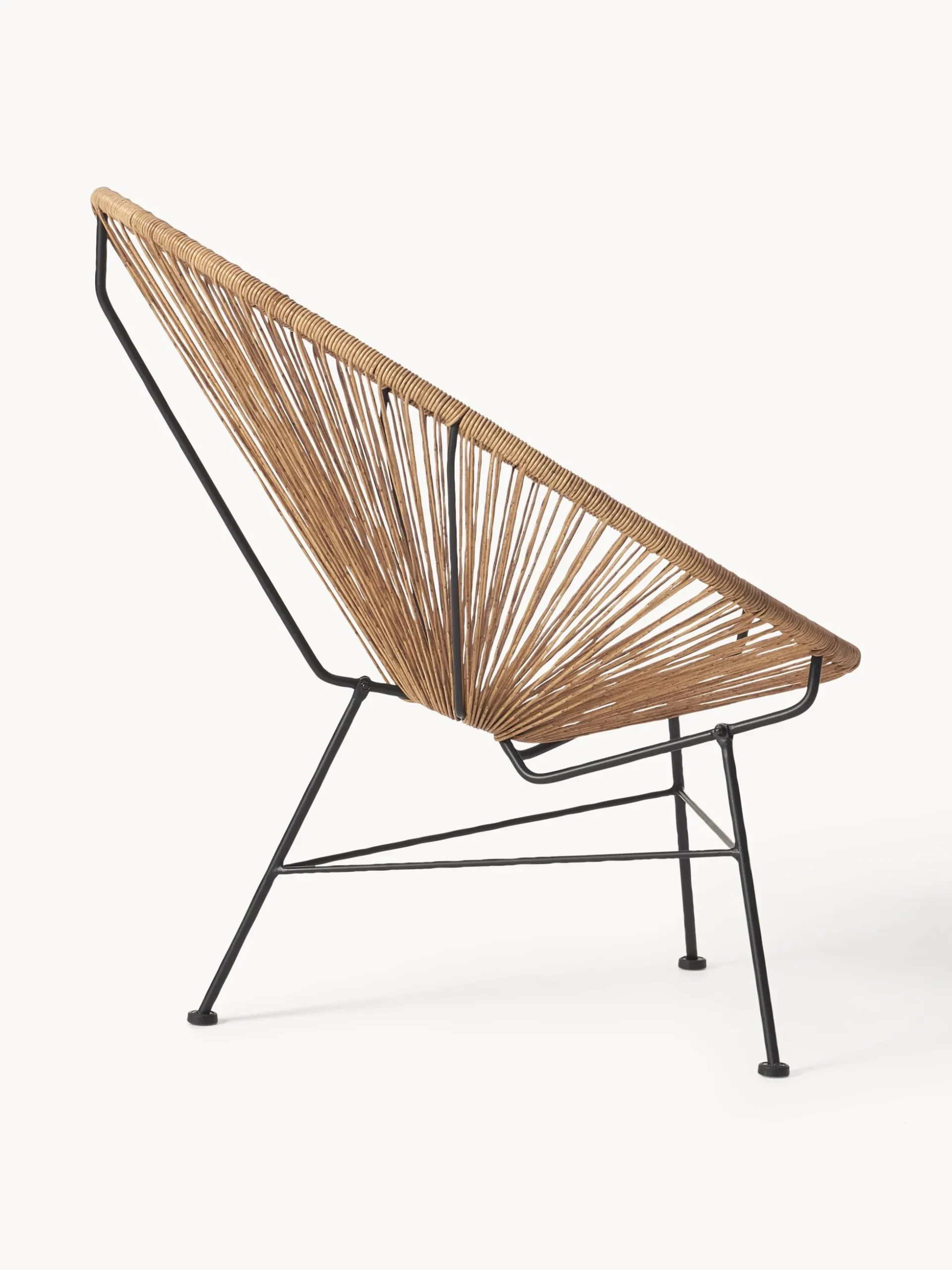 Poltrona lounge in plastica intrecciata Bahia