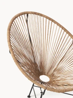 Poltrona lounge in plastica intrecciata Bahia