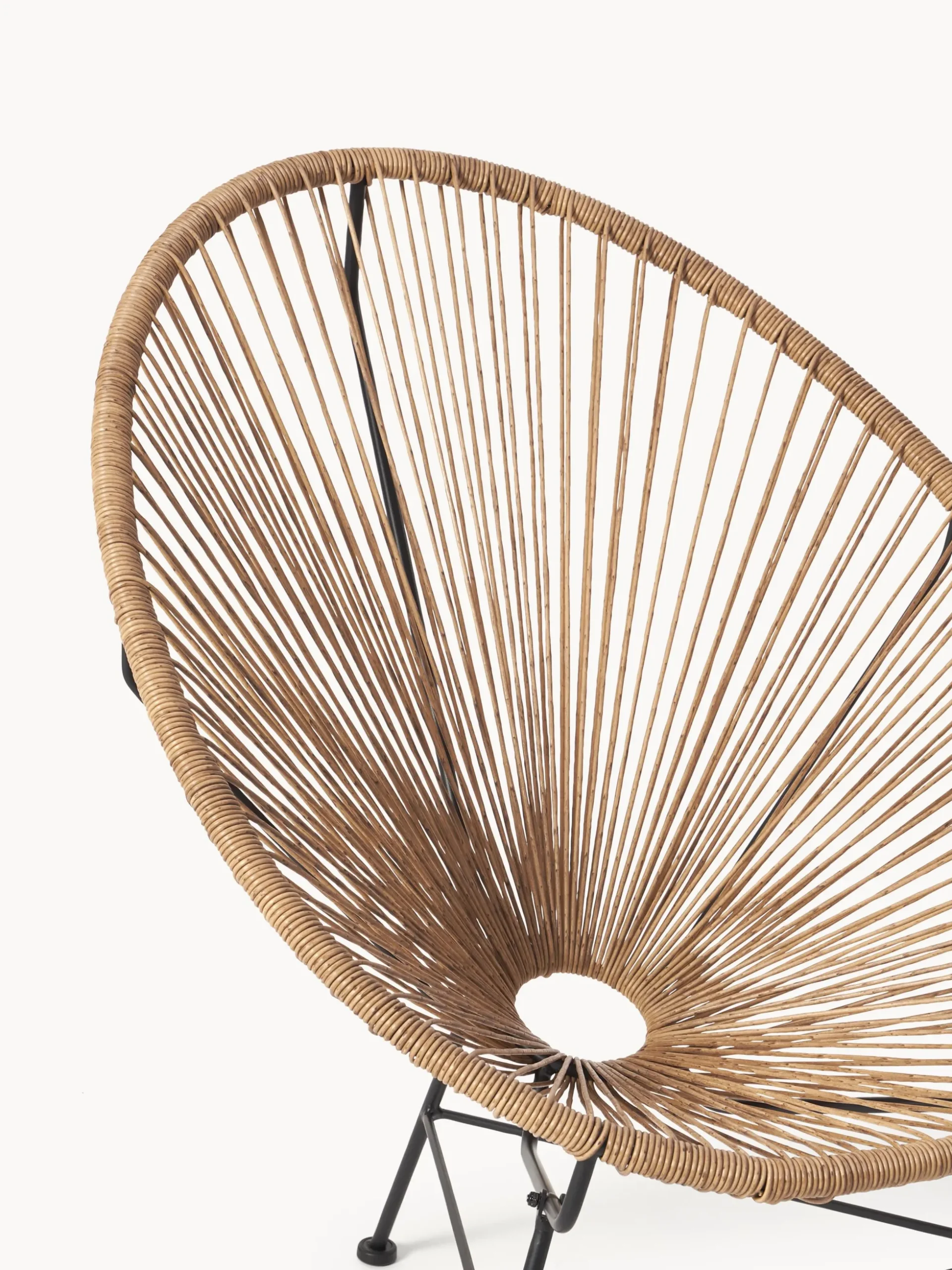 Poltrona lounge in plastica intrecciata Bahia