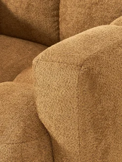 Poltrona lounge in teddy-bouclé Tayla