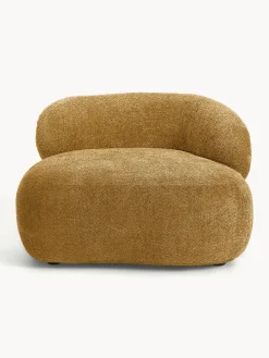 Poltrona lounge in teddy bouclé Alba