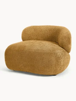 Poltrona lounge in teddy bouclé Alba