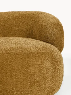 Poltrona lounge in teddy bouclé Alba