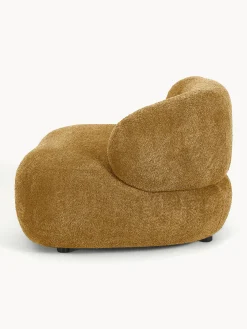 Poltrona lounge in teddy bouclé Alba