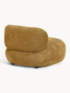 Poltrona lounge in teddy bouclé Alba