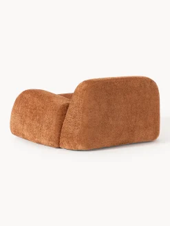 Poltrona lounge in teddy-bouclé Wolke