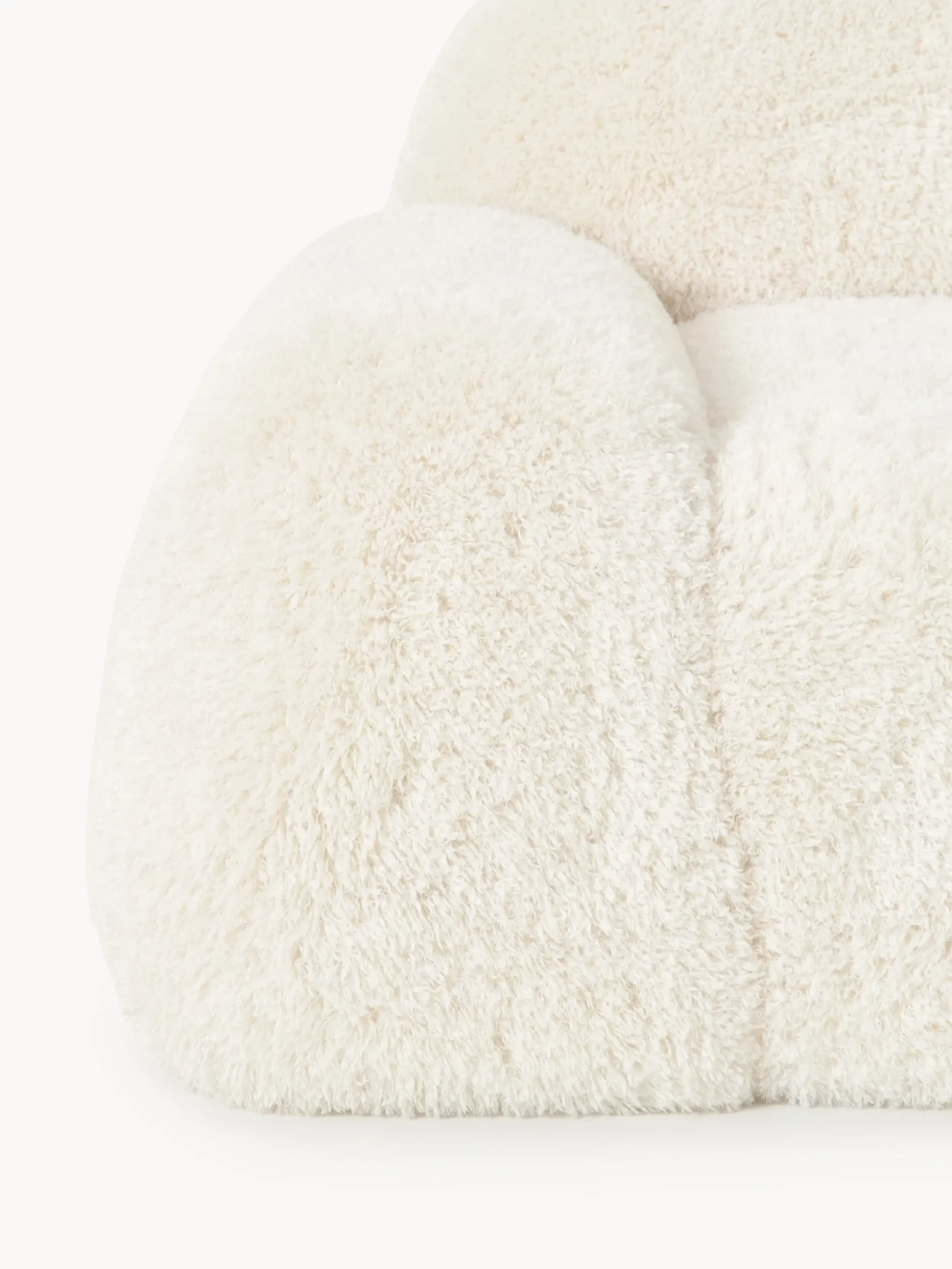Poltrona lounge in teddy Wolke