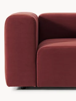 Poltrona lounge in velluto Lena