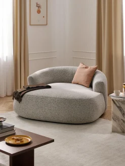 Poltrona lounge XL in bouclé Sofia