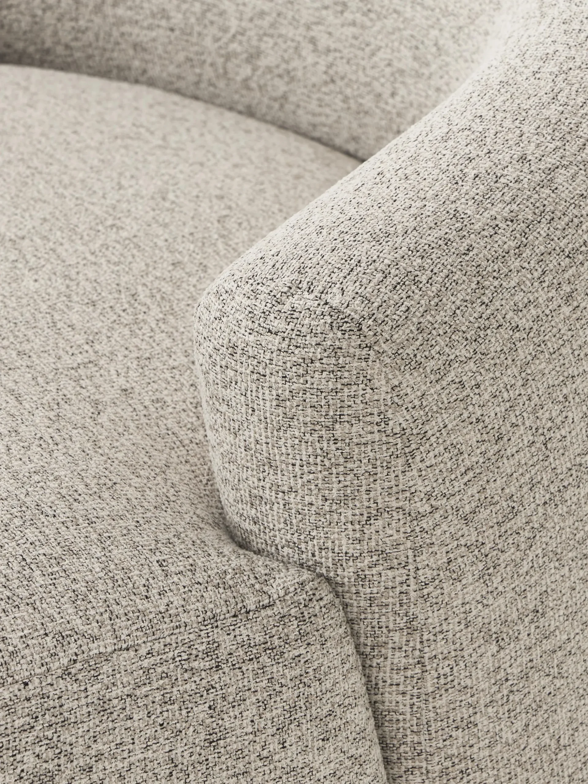 Poltrona lounge XL in bouclé Sofia