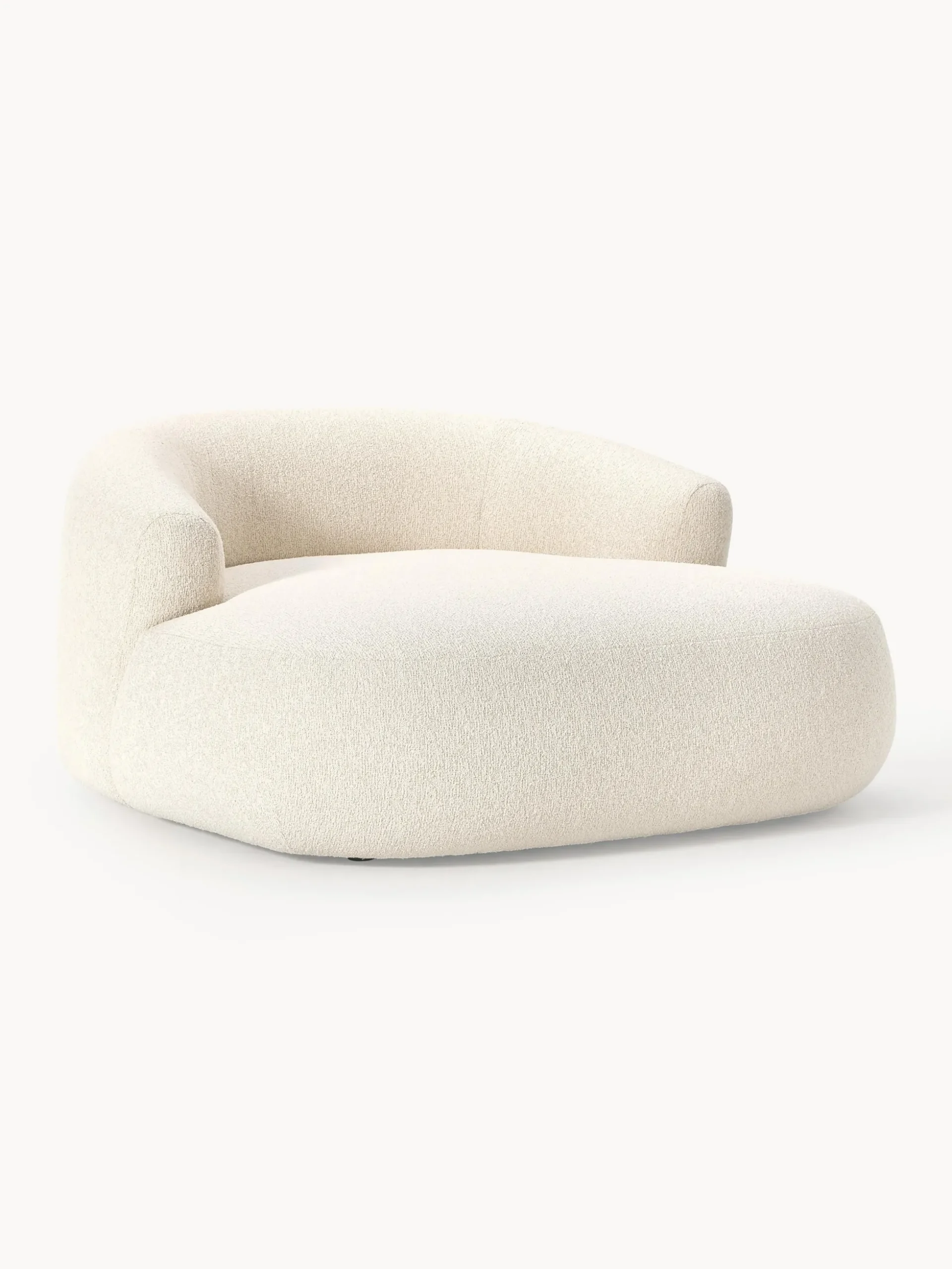 Poltrona lounge XL in bouclé Sofia