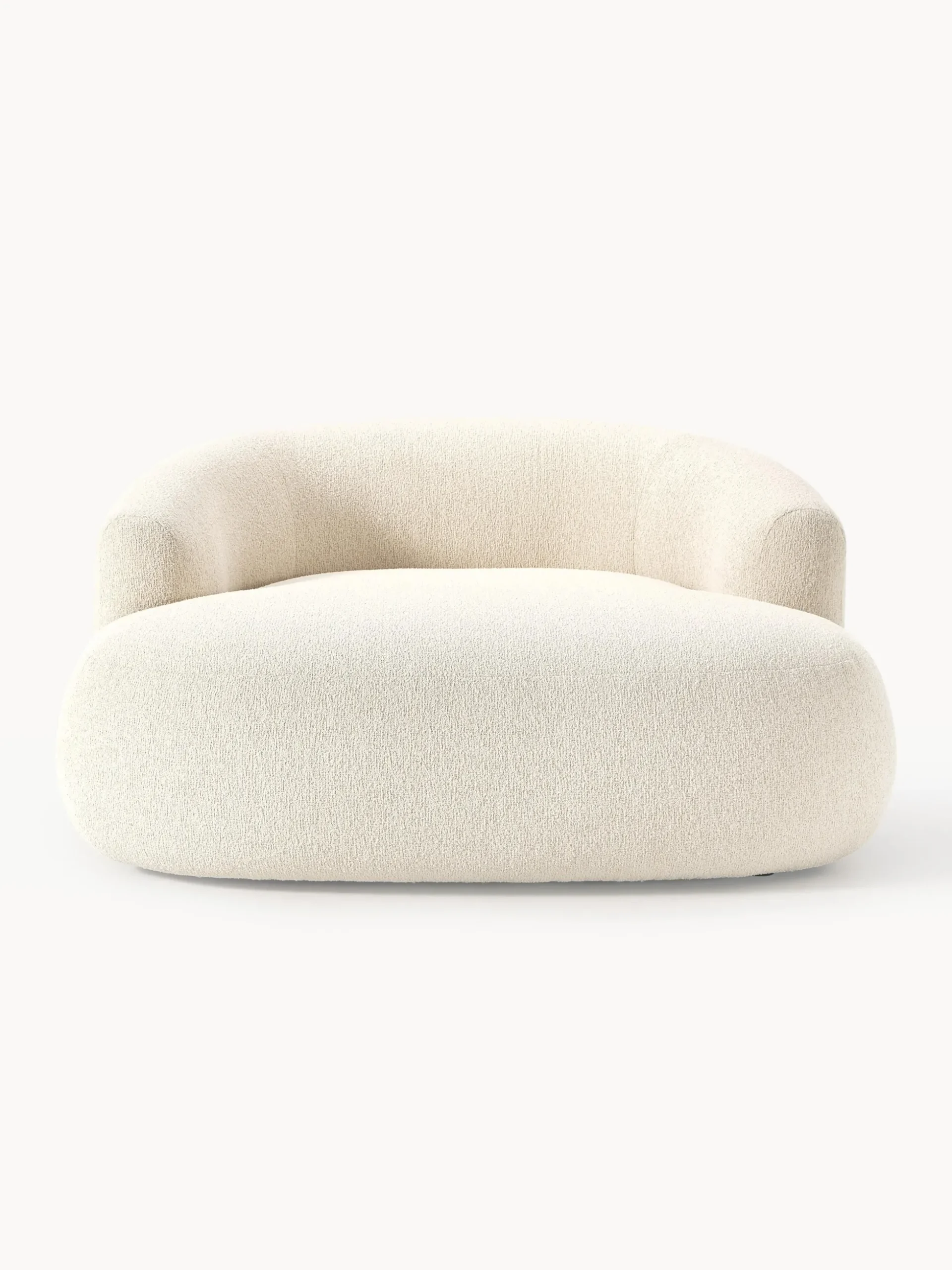 Poltrona lounge XL in bouclé Sofia
