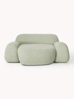 Poltrona lounge XL in bouclé Wolke