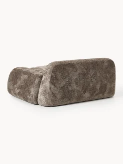 Poltrona lounge XL in teddy bouclé Wolke