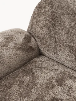 Poltrona lounge XL in teddy bouclé Wolke