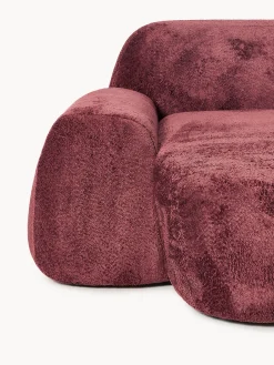 Poltrona lounge XL in teddy bouclé Wolke