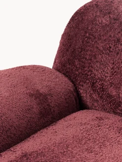 Poltrona lounge XL in teddy bouclé Wolke