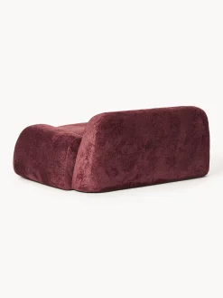 Poltrona lounge XL in teddy bouclé Wolke