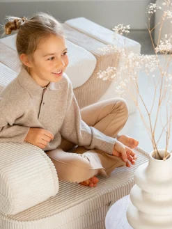 Poltrona pieghevole per bambini in velluto a coste Sugar
