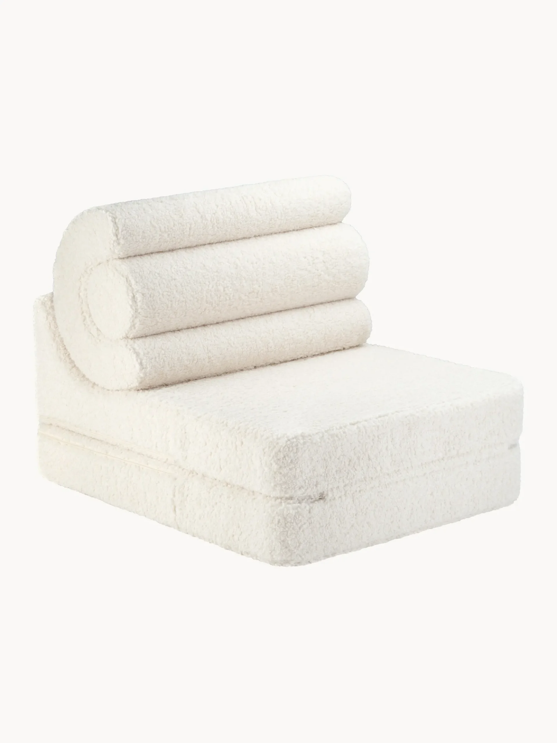 Poltrona pieghevole per bambini in teddy fatta a mano Flipster