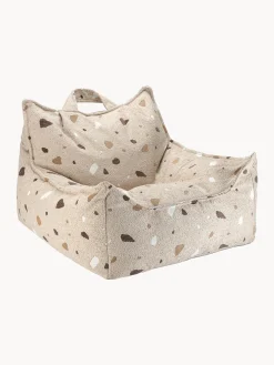 Poltrona sacco per bambini in bouclé fatta a mano Sugar