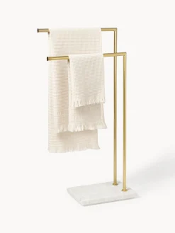 Porta asciugamani con base in marmo Simba