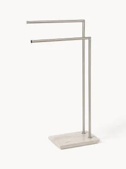 Porta asciugamani con base in marmo Simba