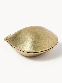 Portacandela in ottone Clam