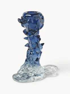 Portacandela in vetro Drip