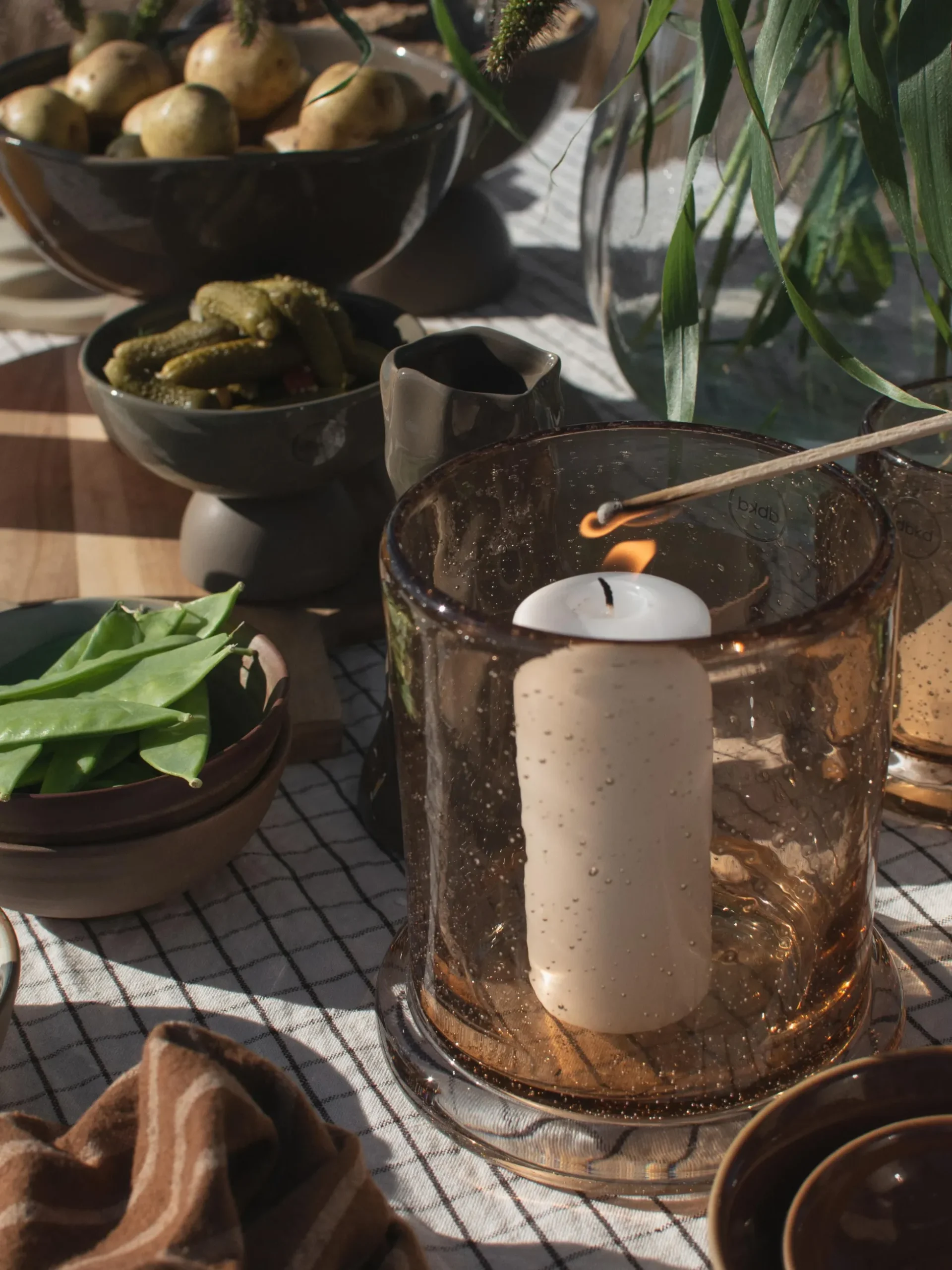 Portacandela Bubble, Alt. 15 cm