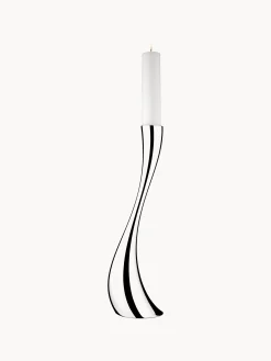Portacandela in acciaio inossidabile Cobra, alt. 60 cm