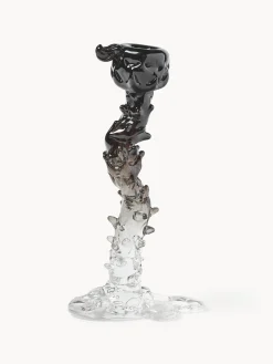 Portacandela in vetro Drip