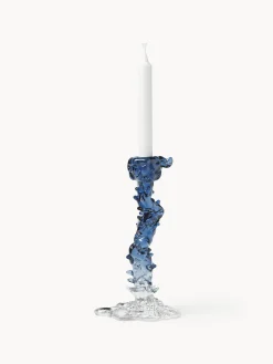 Portacandela in vetro Drip