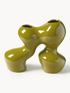 Portacandele in gres Madhuri, alt. 25 cm