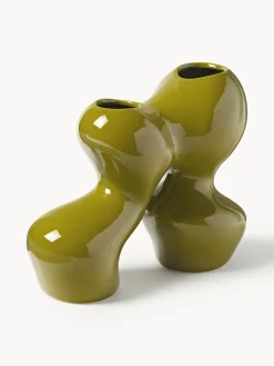 Portacandele in gres Madhuri, alt. 25 cm
