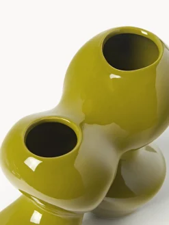 Portacandele in gres Madhuri, alt. 25 cm