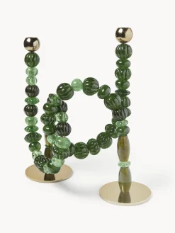 Portacandele fatto a mano Beads