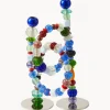 Portacandele fatto a mano Beads