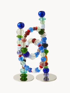 Portacandele fatto a mano Beads