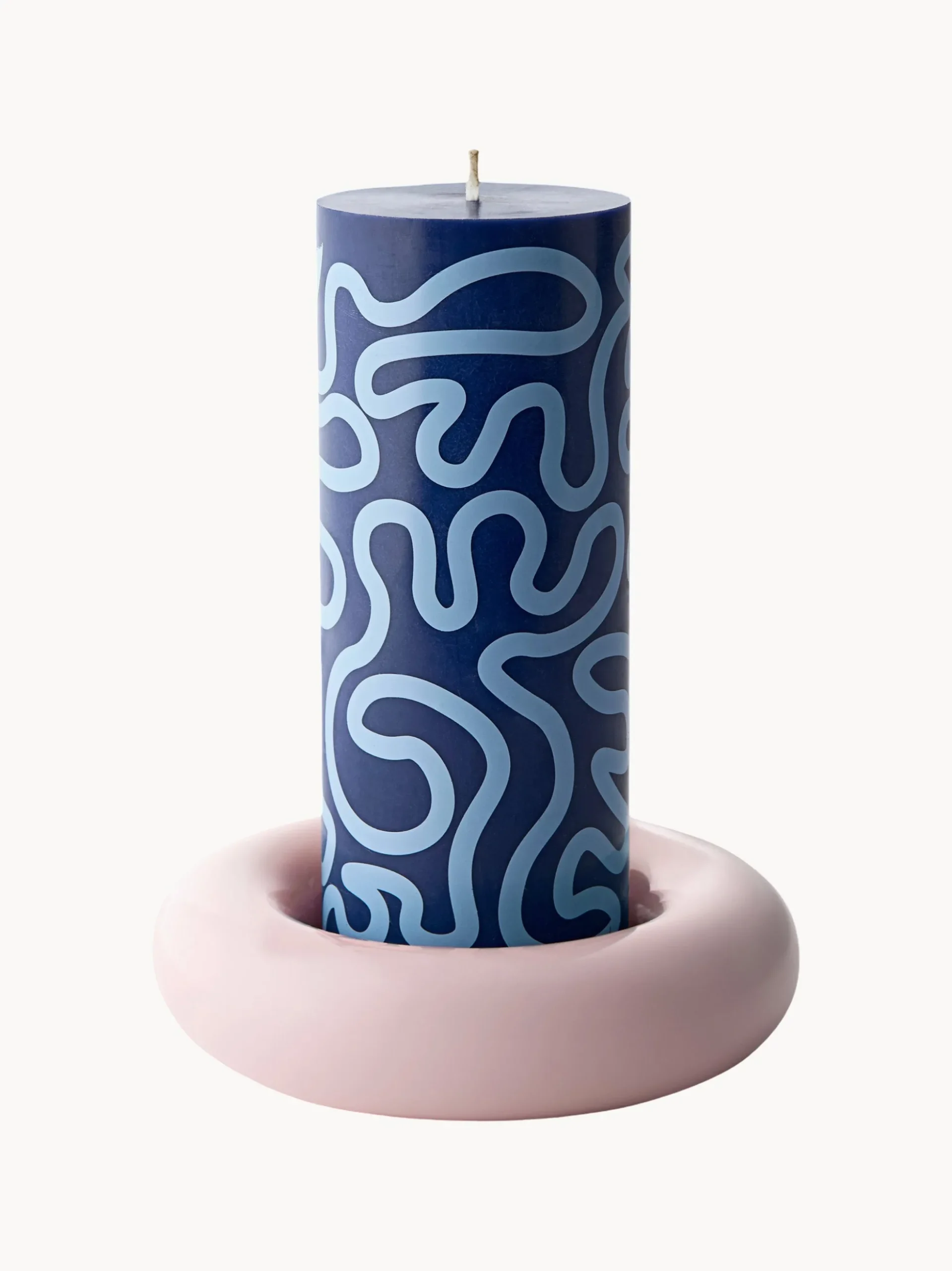 Portacandele in ceramica Bob