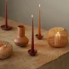 Portacandele in ceramica Vela