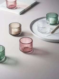 Portalumino in vetro soffiato Lyngby