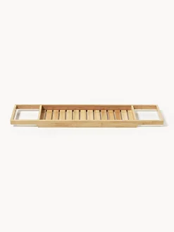 Portaoggetti per vasca da bagno in bambù Kit