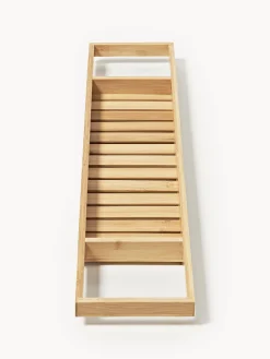 Portaoggetti per vasca da bagno in bambù Kit