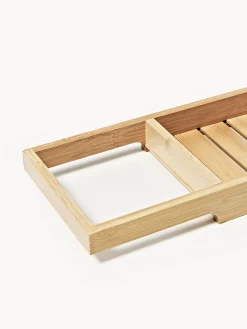 Portaoggetti per vasca da bagno in bambù Kit