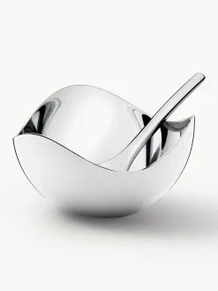 Portasale in acciaio inox con cucchiaio Bloom