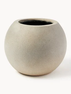 Portavaso da esterno in cemento Tuscany, alt. 21 cm